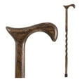 thumbnail image 5 of Brazos Twisted Wood Grain Wood T-Handle Cane 37 Inch Height, 5 of 5