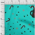 thumbnail image 2 of oneOone Velvet Dusty Teal Green Fabric Christmas Quilting Supplies Print Sewing Fabric By The Yard 58 Inch Wide, 2 of 4