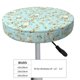thumbnail image 4 of Balery Cute Honeybees Fundas de asiento para taburete de bar redondo de tela de terciopelo ajustables que protegen de arañazos y manchas para sillas de 14 a 17 pulgadas.-12 inch, 4 of 7