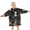 thumbnail image 3 of Dog Breeds Blanket Hoodies for Kids 6-13YR Oversize Wearable Blanket Hoodies for Boys Girls Teens, 3 of 7