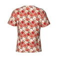 thumbnail image 6 of Vsdgher Tomatoes Print Men's Dry Fit Mesh Athletic Shirts Moisture Wicking Tennis T-Shirt Tops, 6 of 9