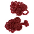 thumbnail image 3 of 2-9 piezas 20 pares de botones de rana con nudo  para Cheongsam rojo piezas Sunnimix Botones, 3 of 8