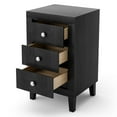 thumbnail image 1 of Giantex Table d'Appoint en Bois, Table de Chevet Accent pour Petit Espace, Noir, 1 of 6