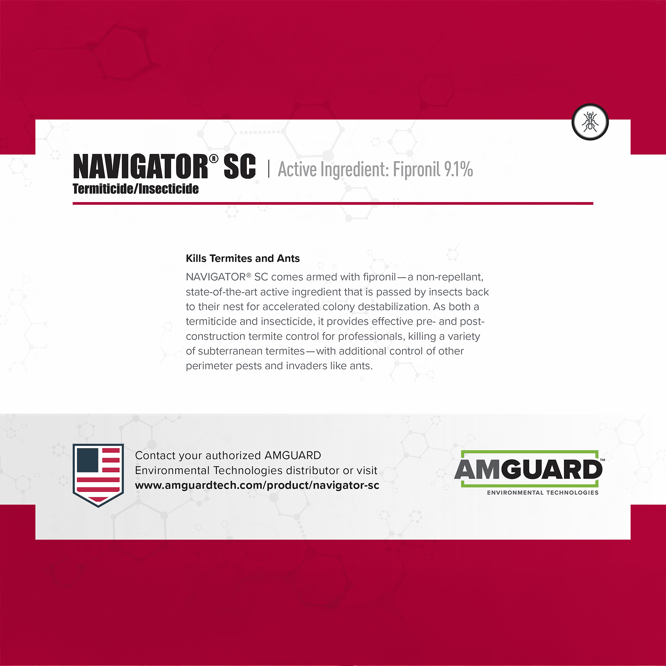 Navigator SC Termiticide/Insecticide - 78 fl oz Bottle by AmGuard