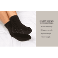 thumbnail image 4 of Martha Stewart Womens Single Cabin Sock With Grippers Black, 4 of 5