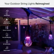 Nanoleaf Essentials Matter Smart Multicolor Outdoor String Lights Smarter Kit 15m (49ft)