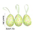 thumbnail image 3 of Easter Eggs Hanging Ornaments,3Pcs White Buffalo Plaid Dots Easter Hanging Eggs,Colorful Decorative Eggs Baubles Ornaments,Spring Farmhouse Easter Basket Filler Decor, 3 of 5