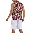thumbnail image 2 of Naloa Strawberry Basketball Jersey Reversible Men's Mesh Athletic Sports Shirts Training Practice S-4XLX-Large, 2 of 6