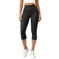 thumbnail image 3 of WGRFFH Capri Leggings for Women,Buttery Soft High Waisted Leggings,No Front Seam Hidden Scrunch Pants,Tummy Control Shapewear Capri,Compression Leggings with Butt Lifter for Gym Yoga Workout Black, 3 of 3