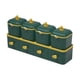 thumbnail image 4 of Caja de especias para cocina, caja de almacenamiento con cajones de múltiples rejillas integrada, combinación para el hogar, botella de especias, tanque de sal, tanque de especias sellado a prueba de, 4 of 5