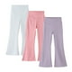 thumbnail image 2 of Cowsor 3PC Girls Flare Leggings Kids Bell Bottoms High Waisted Bootcut Yoga Dance Flared Pants, 2 of 7