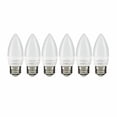 thumbnail image 2 of Sunlite LED B11 Torpedo Tip Chandelier Light Bulb 4.5 Watts (40w Equivalent), 300 Lumens, Medium (E26) Base, Dimmable, ETL Certified, 2700K Soft White, 6 Pack, Frosted, 6, 2 of 7
