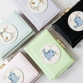 thumbnail image 5 of Wallet Women, Small Cute Cat Trifold Wallets Woman, Ladies Wallet with Heart Shaped Kiss-lock Coin Purse Pouch with ID Window for Card Cash Change, 5 of 8