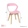 thumbnail image 2 of Set Sillas Mundo In Moura 4 Sillas para Comedor Sala Moderna Rosa, 2 of 9
