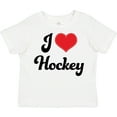 thumbnail image 3 of Inktastic I Love Hockey Girls Toddler T-Shirt, 3 of 5