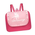 thumbnail image 3 of Bolso de baile con tutú para niños, mochila escolar, impermeable, portátil, bonita, con asa, mochila deportiva, bolso de hombro para bailar, regalo Rojo, 3 of 8