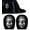 #A, variant on Ghost Face Headrest Covers for Cars, 2Pcs Spooky Scary Funny Auto Interior Decor for Vehicles Car Truck SUV(RL)