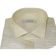 thumbnail image 5 of Mens CEREMONIA Tuxedo shiny Shirt 100% Cotton Turkey Slim Fit #stn 17 pta ivory, 5 of 5