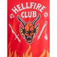 thumbnail image 4 of Netflix Stranger Things Hellfire Club Men's and Big Men's Front Back Graphic Football Jersey with Short Sleeves, Sizes S-3XL, 4 of 5