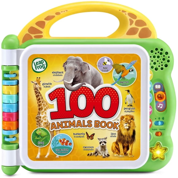 Libro Interactivo Leap Frog 80-609540 Aprendizaje Sobre Animales 12 Categorías Datos Divertidos Verde