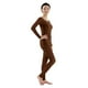 thumbnail image 4 of Mono de licra, traje de gimnasia, unitardo, ballet para mujer Café 3XL, 4 of 6