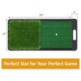 Golf Practice Mat with Heavy Rubber Base for Driving Hitting Chipping