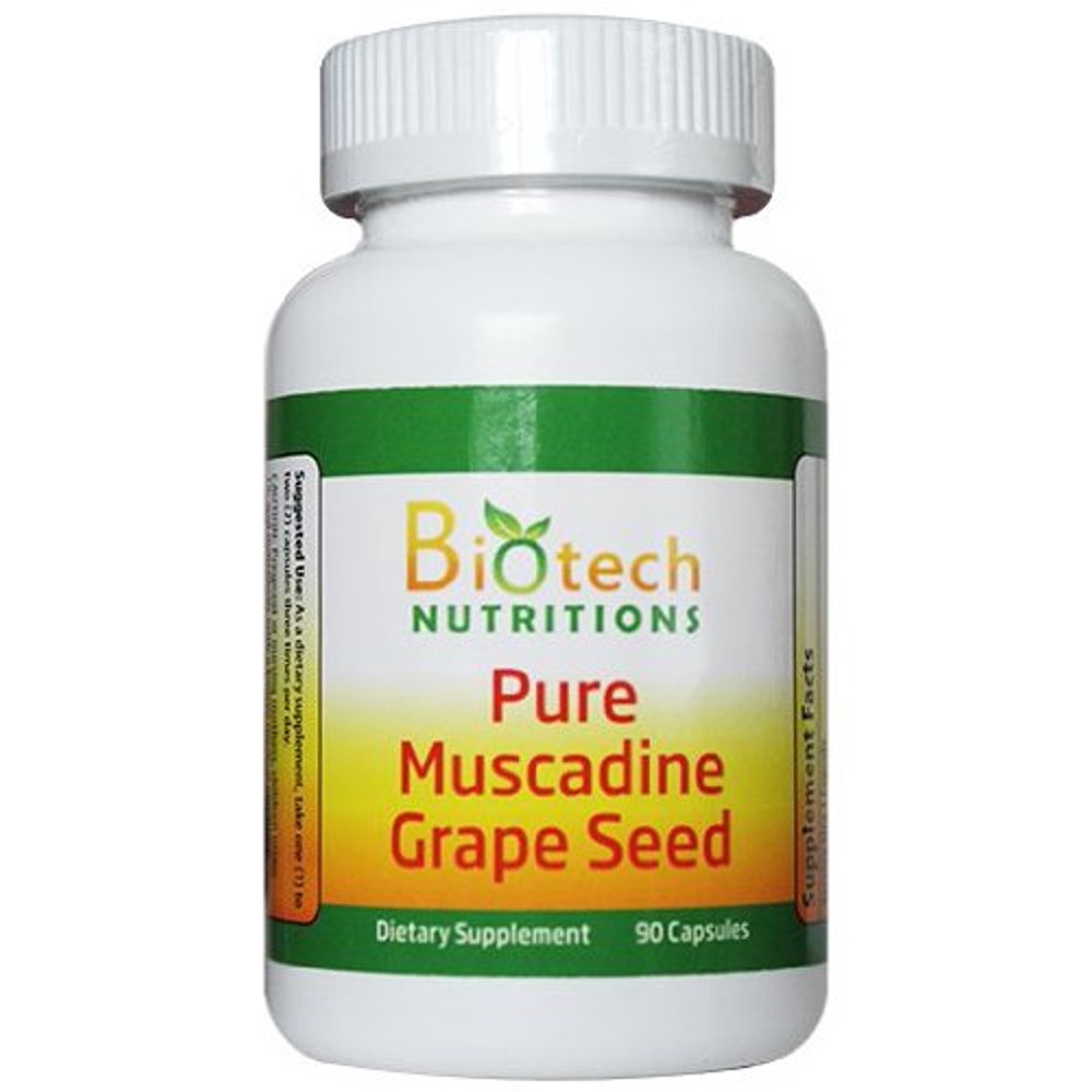 Biotech Nutritions Pure Muscadine Grape Seed 90 Capsules