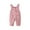 Pink, variant on Agkizg Toddler Baby Girls Summer Jumpsuit, Sleeveless Casual Romper for Kids, Children's Corduroy Heart-shaped Printed Overalls, Sizes 2-8 Years