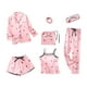 thumbnail image 4 of Conjunto De Ropa De Dormir Chaleco Estampado Mujer Corta Ropa De Dormir Con Diadema Dama Pijamas Ropa De Casa, XL Inevent AP000853-03, 4 of 7