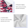 thumbnail image 3 of Coolnut 3 PCS Towel Fashion Colorful Camo Camouflage Cotton Bath Towel Set (1 Bath Towel, 1 Hand Towel, 1 Washcloth) for Bathroom, Super Soft and Quick Dry Towels, 3 of 6