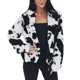 thumbnail image 1 of Cárdigan suelto para mujer, manga larga, felpa, sin capucha, casual, abrigo, tops Pompotops qwe18034, 1 of 1