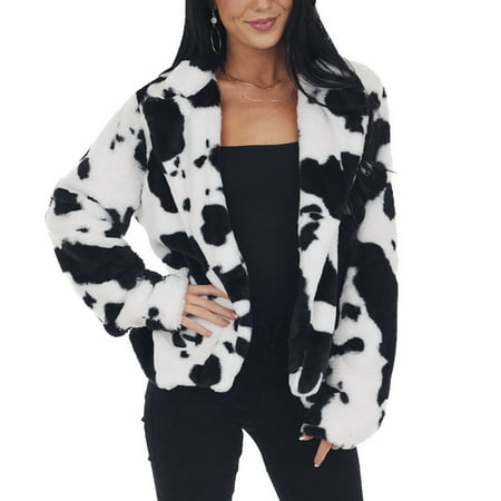 

Rollback Prices Clearance Sale Women s Loose Cardigan Warm Soft Long Sleeves Plush Hoodless Casual Coat Tops