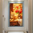 thumbnail image 2 of 5D DIY Con Taladro Gato Mandarina en Una Pintura 40x70cm, 2 of 9