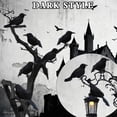 thumbnail image 5 of Halloween Black Crows,18 Pack Real Touch Black-Feathered Crows Halloween Decorations Indoor Raven Prop Outdoor Crows Halloween Decor Realistic Looking Raven Statue Fake,Crow Decoy, 5 of 14