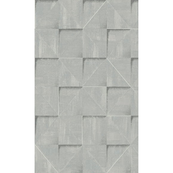 Blue Geometric Tiles Wallpaper R8189