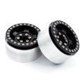thumbnail image 3 of Arealer Aluminum Alloy Wheel Rim Beadlock Wheel Rims Hub 4pcs Replacement for 1/10 TRX4 Axial SCX10 90046 SCX10 III AXI03007 AXI03003 RC Car, 3 of 7