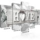 5 Panneau Impression de Toile Moderne Image Mur Art Décor Maison Abstrait Fleur UnFramed – image 3 sur 3