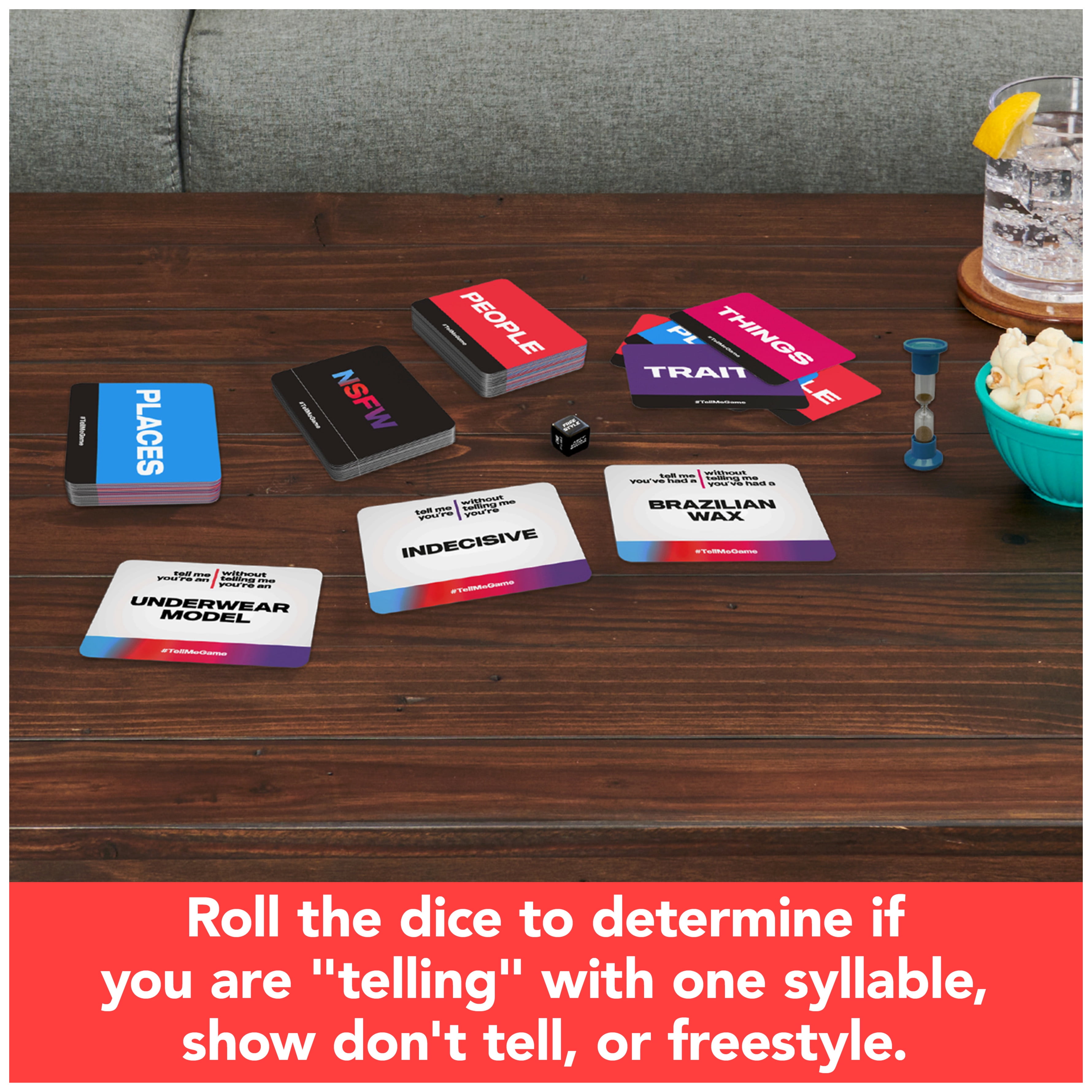 Tell Me Without Telling Me, Party Card Game, for Adults Ages 18 and up -  Walmart.com