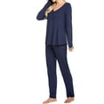 thumbnail image 7 of Avidlove Women's Pajama Set Two Piece Long Sleeve Sleepwear Soft V Neck Pj Top and Long Pants Loungwear, 7 of 7
