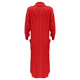 thumbnail image 5 of VISALY Long Cardigans Long Sleeve Cardigan Long Sweaters for Women Cardigan Open Front Plus Size Cable Knit Duster Cardigans Winter Coat Chunky Cardigan Sweaters Cardigan with Pockets Rd2 Xxl, 5 of 5