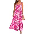 thumbnail image 1 of WILLBEST Robes Chambray pour Femmes 2024 Robe Longue Maxi à Bretelles Spaghetti Tenue de Plage pour Col Décontracté, 1 of 7