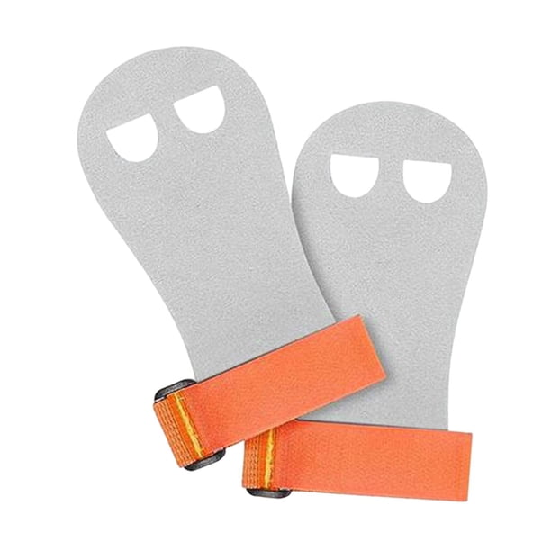 Protectores de manos para levantamiento de pesas, ligeros y transpirables para niños y adultos. Naranja