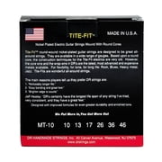 DR Strings MT-10 Tite-Fit Medium Electric Guitar Strings 3-Pack