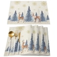 thumbnail image 3 of Christmas Snowflake Elk Table Runner Christmas Dinner Party Table Runners Wedding Table Decorations Tablecloth, 3 of 4
