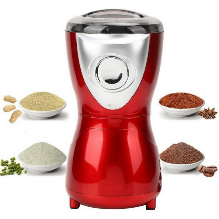 Courant 1 oz. Red Bladed Mill Electric Coffee Grinder for Coffee Beans,  Spices with Powerful Motor for up to 6-cups of coffee MCBG1600R974 - The  Home Depot