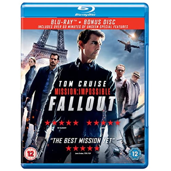 Mission: Impossible - Fallout (Blu-ray) Michelle Monaghan Henry Cavill Sean Harris Wes Bentley