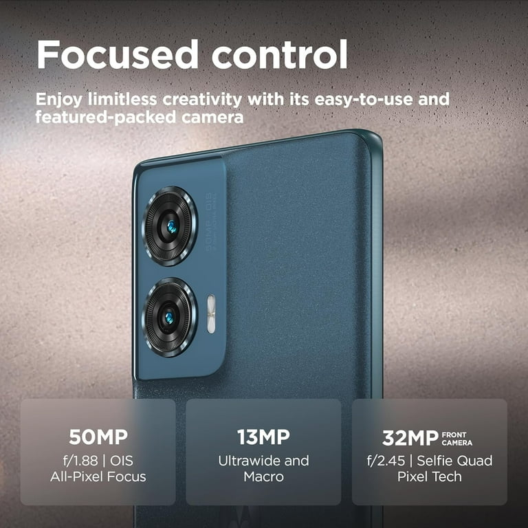 Motorola Edge 50 Fusion 2024 (256GB+8GB) GSM 5G Smartphone, 6.7