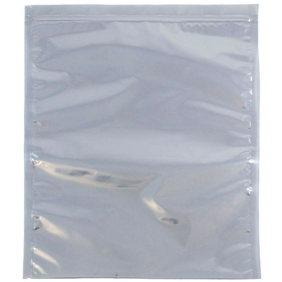 JAM Paper 9 x 12 Foil Zip Envelopes, Clear, 25/Pack