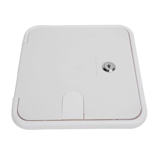 RV Cord Hatch Lock, Lightweight Screw Installation Cable Compartment Door Wear Resisting for Protecting Power Wires Plugs