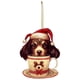 thumbnail image 1 of Christmas Dog Pendant Acrylic Flat Decoration Car Decoration New Cup Pet Dog Christmas, 1 of 1